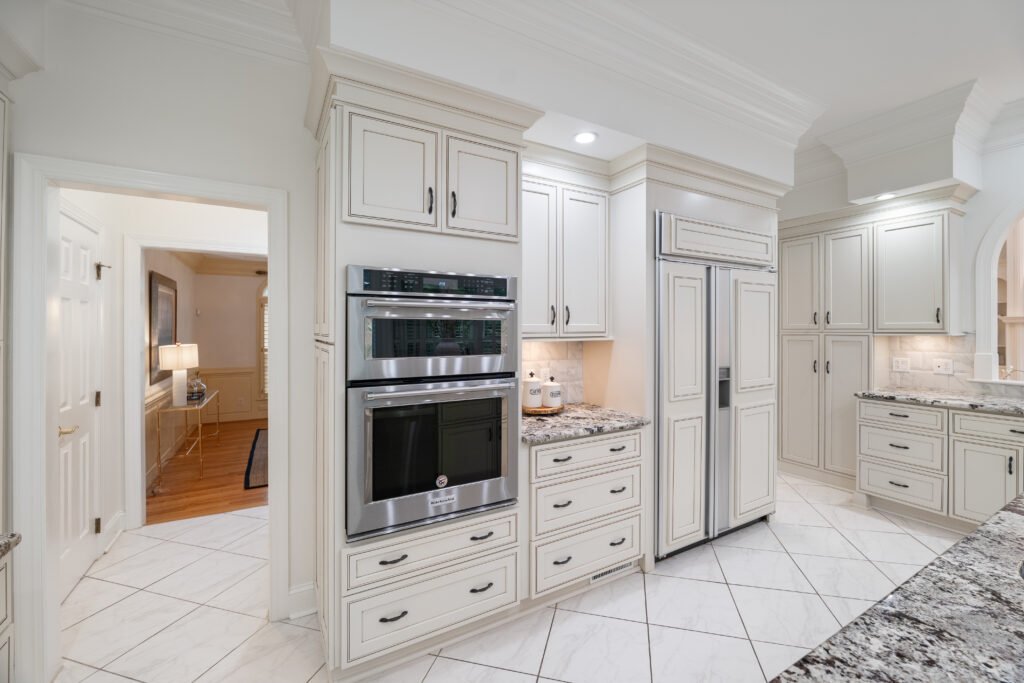 kitchen-interior-design-with-tall-cabinets-and-tile-floor-in-classic-style-in-raleigh