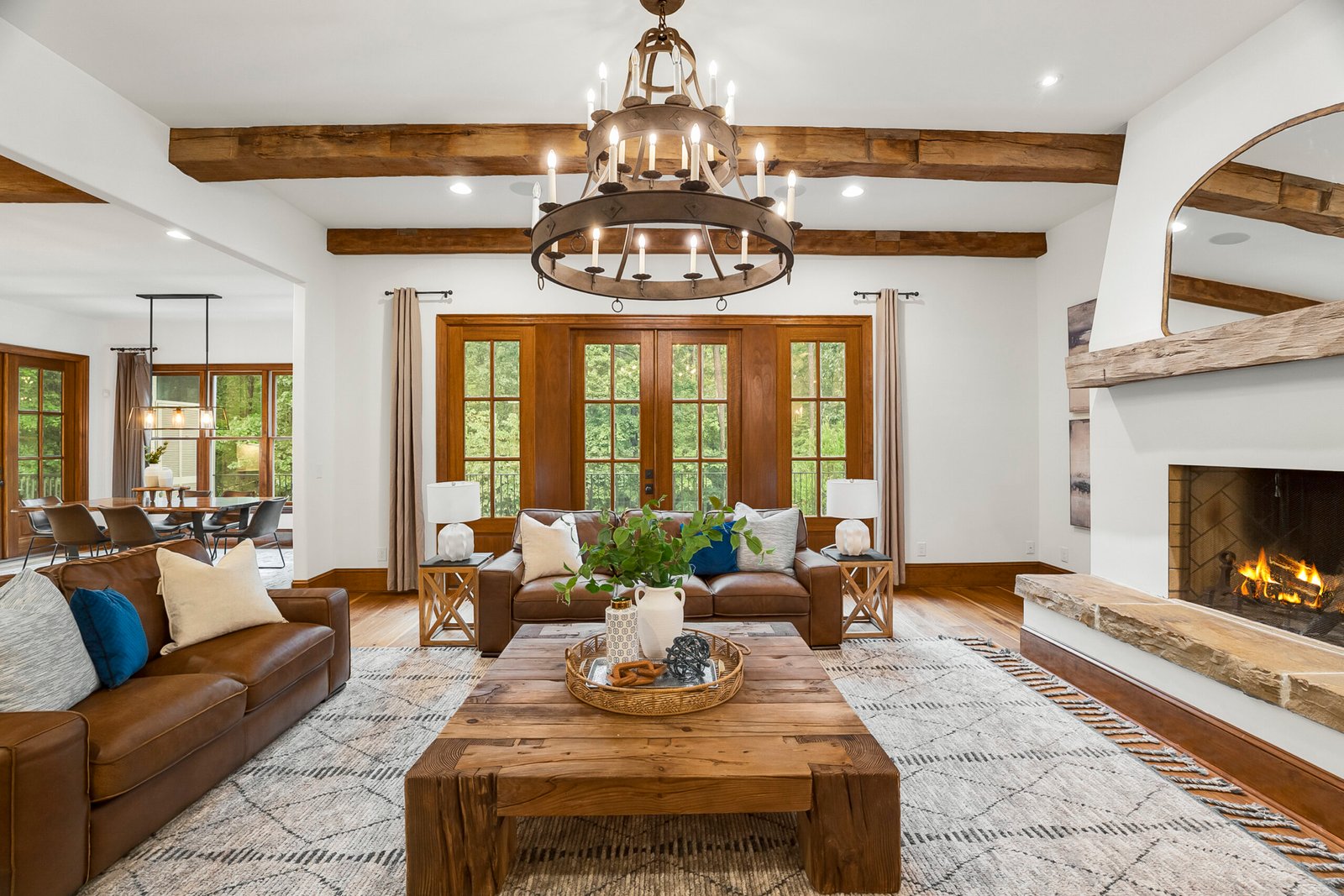 living-room-interior-design-in-farmhouse-style-with-wood-ceiling-beams-in-cary